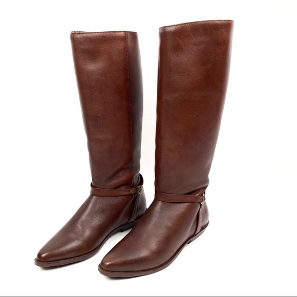 Vintage Shoes - VTG 1970’s leather equestrian knee high boots